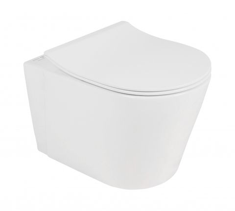 Alzano Rimless Wall Hung Pan Slim Seat