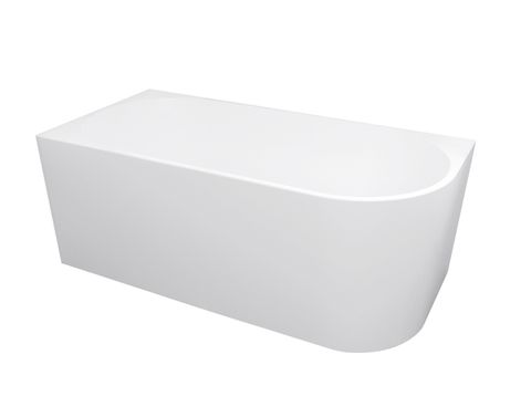 Left Corner 1700X800X600 Gloss White Bathtub NF