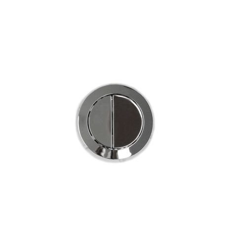 Round Toilet Flush Button Chrome