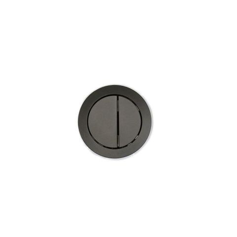 Round Toilet Flush Button Gun Metal