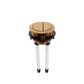 Round Toilet Flush Button Rose Gold