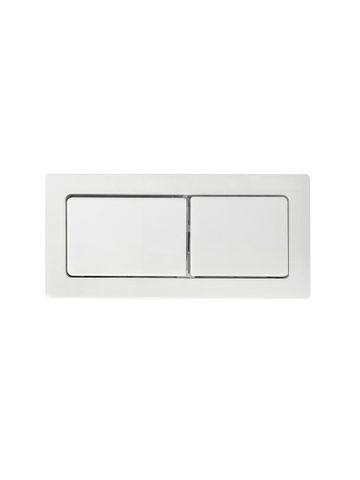 Square Toilet Button Matte White