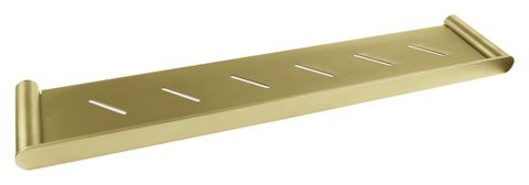 Vetto Brushed Gold Metal Shelf