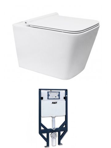 X-Cube Wall Hung pan and R&T Cistern (Button Order Separately)