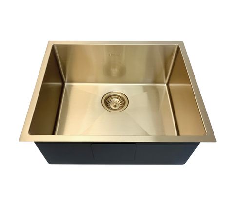 Axon Sink 52S 520x440x220 Brushed Dark Gold