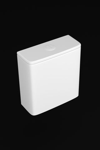 Radiant Cistern Universal Inlet Matte White