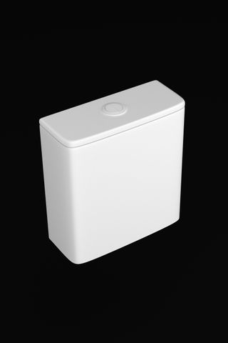 Radiant Cistern Universal Inlet Matte White
