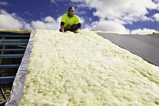 Glasswool Plain Building Blanket - R1.5 - 18.0m2/roll