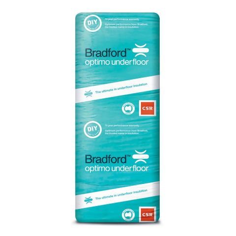 Optimo Underfloor Insulation Batts - R2.5 - 1160mm x 565mm - 5.8m2/pack