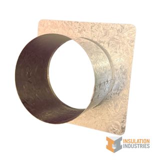 125mm Galvanised Round Starting Collar