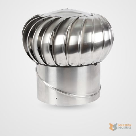 Windmaster Wind-Driven Roof Ventilator - 300mm - Mill Finish