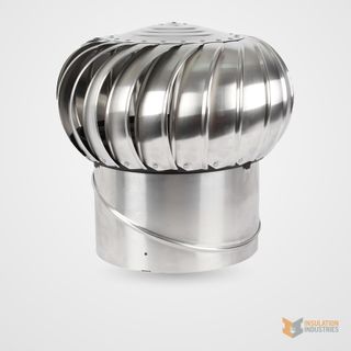 Windmaster Wind-Driven Roof Ventilator - 300mm - Mill Finish