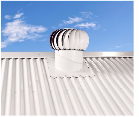 Windmaster Wind-Driven Roof Ventilator - 300mm - Surfmist