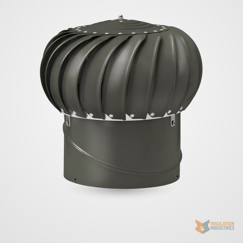 Windmaster BAL Wind-Driven Roof Ventilator - 300mm - Woodland Grey