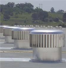 Hurricane Industrial Roof Ventilator - 100mm - Mill Finish Varipitch Base