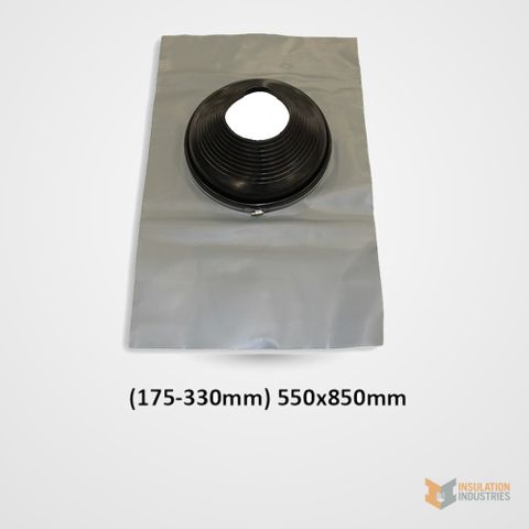 Black Dektite Nu-Lead Roof Flashing - 175-330MM