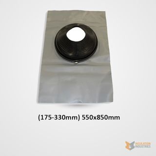Black Dektite Nu-Lead Roof Flashing - 175-330MM
