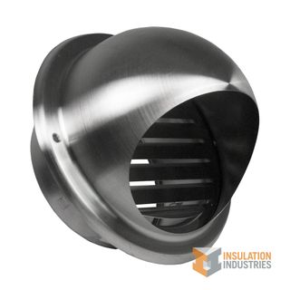 100mm Stainless Steel Dome Vent with Cinder Mesh Insert