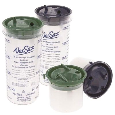 VACSAX SUCTION CANISTERS 2L