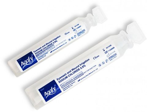 AQAFY SALINE EYEWASH WOUND SOLUTION 15ML