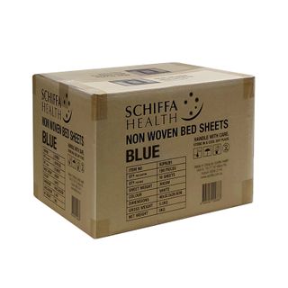 BED SHEET NON WOVEN BLUE