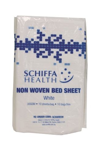 BED SHEET NON WOVEN WHITE