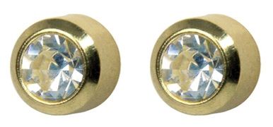 EAR STUD REGULAR CRYSTAL APRIL