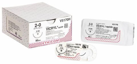 SUTURE VICRYL RAPIDE 4/0 PS-2 19MM 45CM