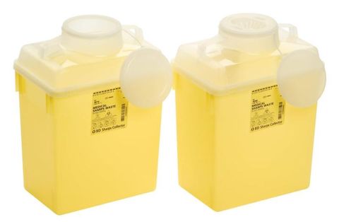 SHARPS NESTABLE FLUTED TOP BD 22.7L