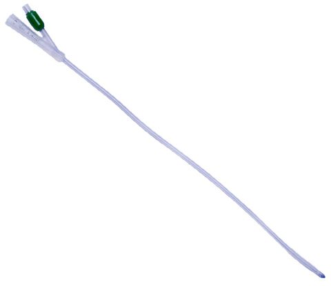 FOLEY CATHETER 2 WAY 14G 5-10ML GREEN