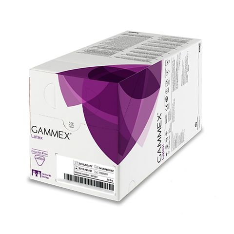 GLOVES GAMMEX LATEX POWDER FREE 7.5