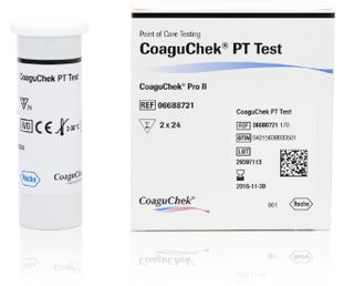 STRIPS TEST COAGUCHEK® PT BLACK