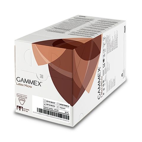 GLOVES GAMMEX LATEX PF MICRO 8.0