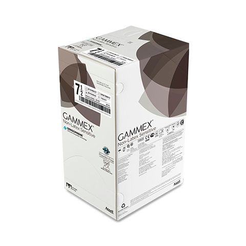 GLOVES GAMMEX LATEX FREE SENSITIVE 8.5