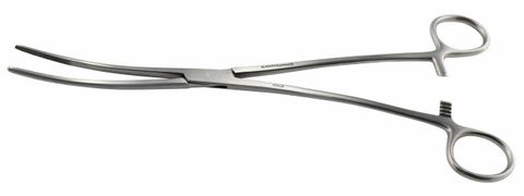 UTERINE BOZEMANN DRESSING SERRATED FORCEPS