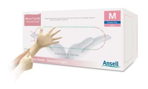 GLOVES DERMACLEAN EXAM PF MEDIUM