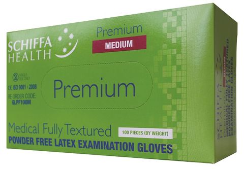 GLOVES LATEX POWDER FREE MEDIUM