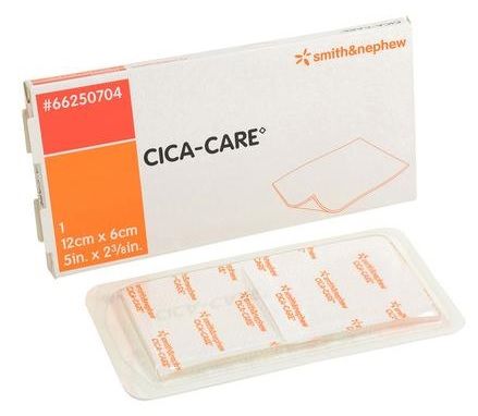 CICA-CARE SILICONE GEL SHEETING 12CMx6CM