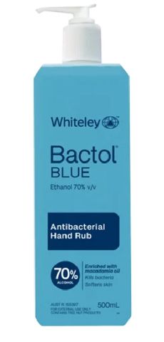 HAND SANITISER BACTOL BLUE 500ML