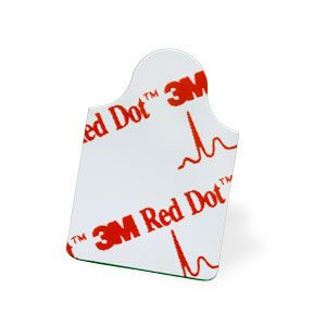 ELECTRODE ECG RED DOT RESTING 3M