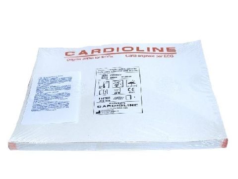 PAPER ECG Z-FOLD CARDIOLINE ECG200