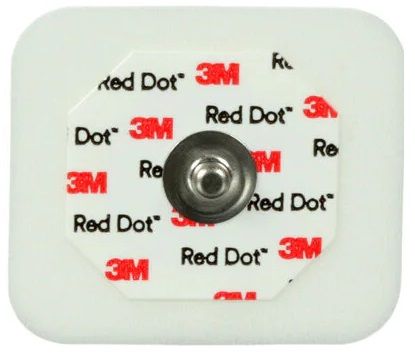 ELECTRODE ECG RED DOT FOAM 3M