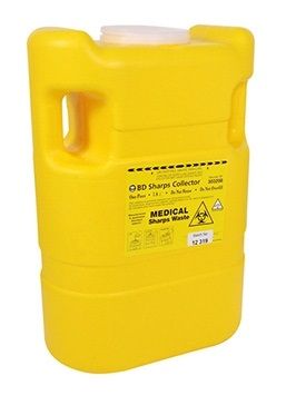 BD ONE-PIECE SHARPS CONTAINER
