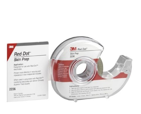 RED DOT SKIN PREP TAPE 18MM X 5M