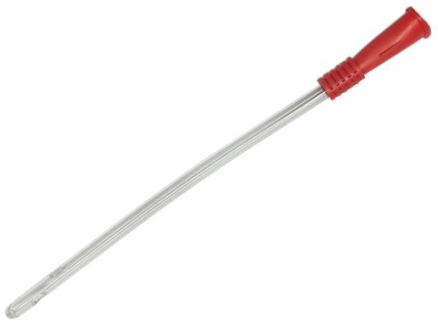 NELATON FEMALE CATHETER FG18 18CM RED