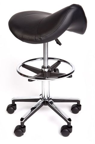 STOOL SADDLE PREMIUM BLACK (MA07)