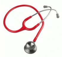 STETHOSCOPE DUAL HEAD RED