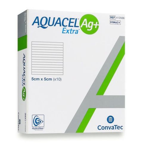 AQUACEL AG+ EXTRA 5CM X 5CM