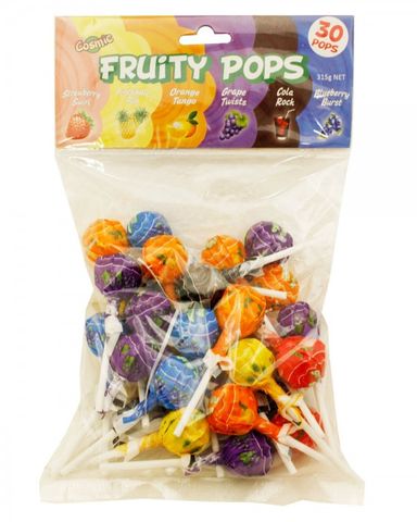 LOLLIPOPS ASSORTED 315GM (30 PCS)