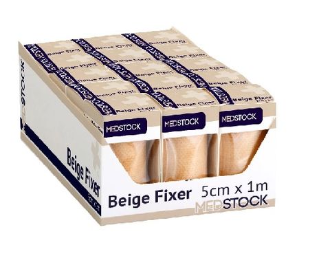 FIXATION TAPE ROLL BEIGE 5CM X 1M